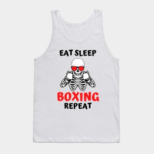 Eat Sleep Boxing Repeat Tank Top